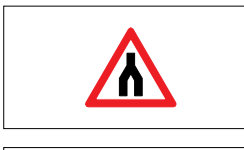 Dual carriageway ends